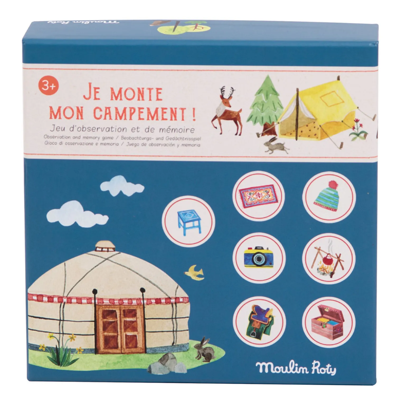 Moulin Roty Multicoloured Set Up Camp Game