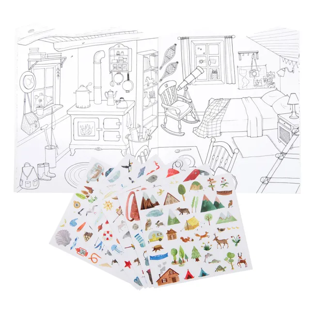 Cahier stickers L'explorateur