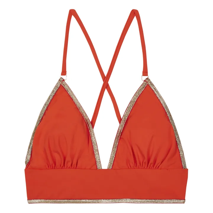 Ambre Bikini Top  | Red- Product image n°0