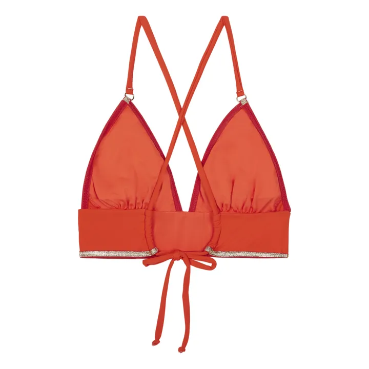 Ambre Bikini Top  | Red- Product image n°4