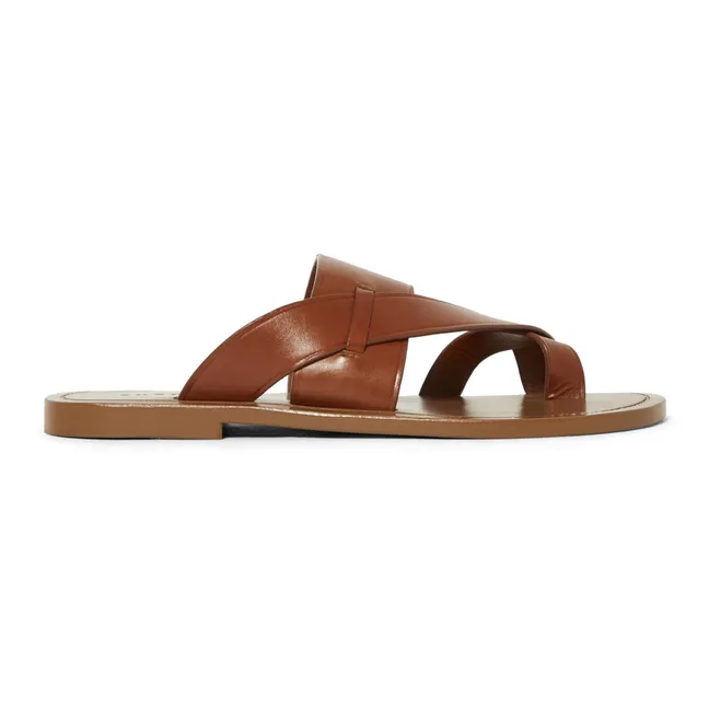 Maldives Leather  Sandals  | Brown