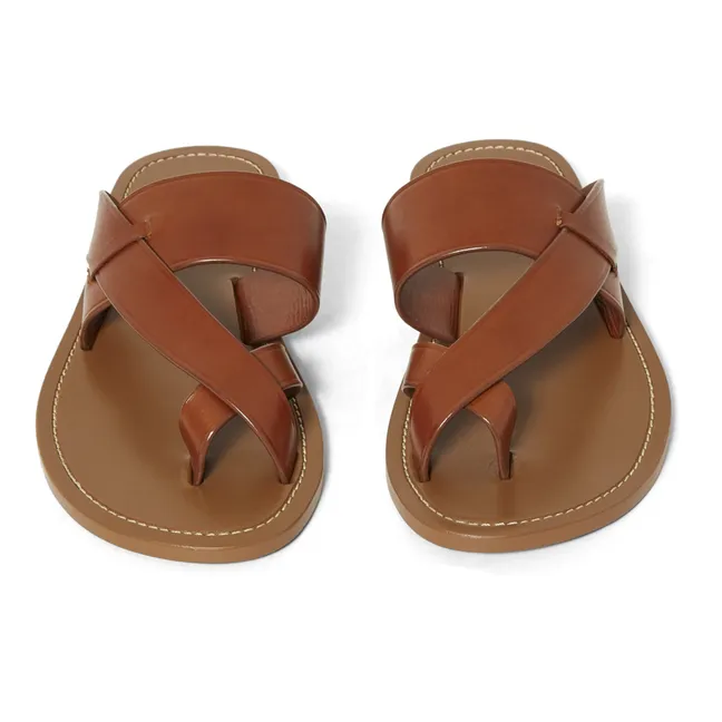 Maldives Leather  Sandals  | Brown
