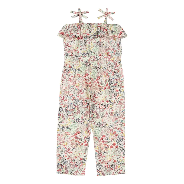 Exclusive Organic Shannon Liberty Jumpsuit   | Red- Product image n°2