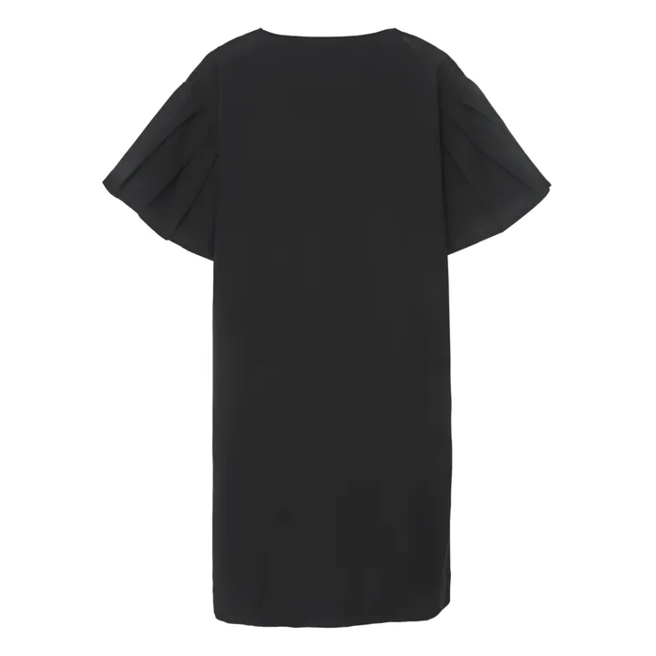 Vestido Version algodón orgánico | Negro- Imagen del producto n°1