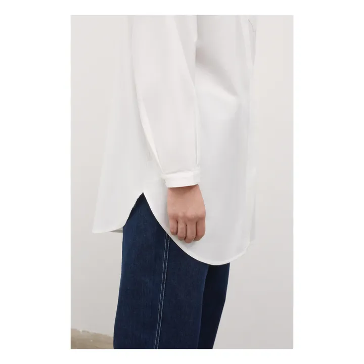Hemd Oversized Bio-Baumwolle | Weiß- Produktbild Nr. 5