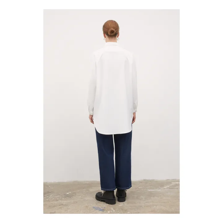 Hemd Oversized Bio-Baumwolle | Weiß- Produktbild Nr. 3