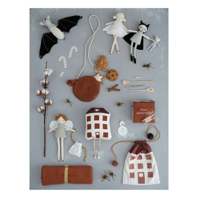 Puppe Superheld aus Bio-Baumwolle