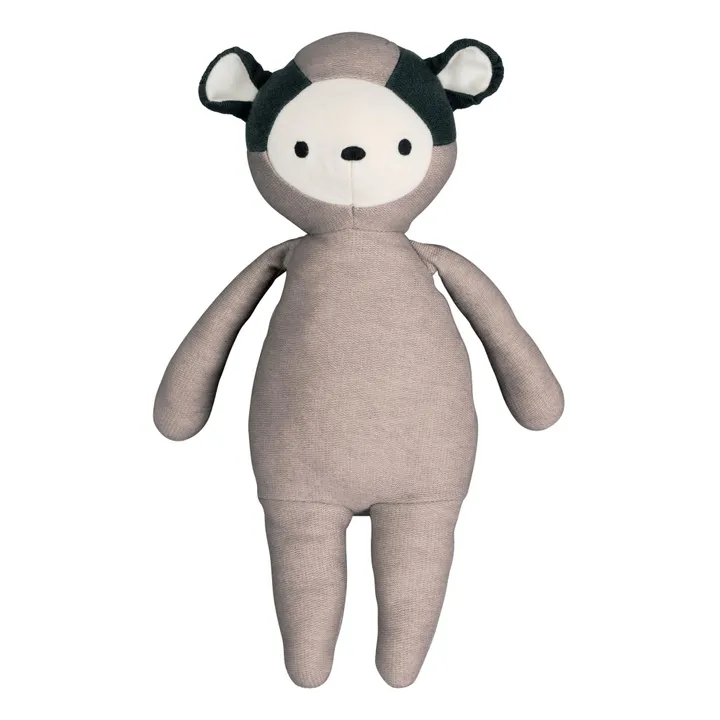 Bass the Badger Organic Cotton Soft Toy | Beige- Product image n°0