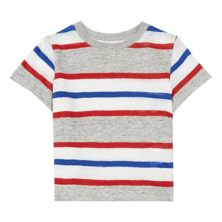 T-Shirt Moi Stripes | Grau- Produktbild Nr. 0