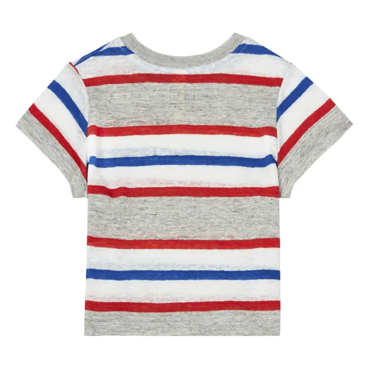 T-Shirt Moi Stripes | Grau- Produktbild Nr. 1