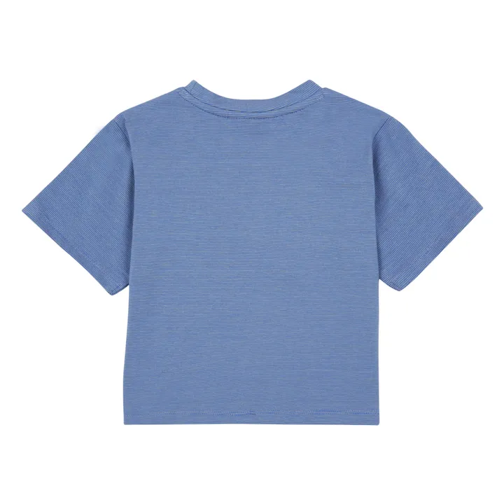 Dain Organic Cotton T-Shirt  | Blue- Product image n°1