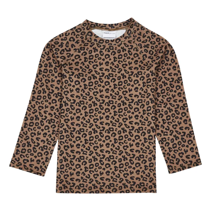 T-Shirt Anti-UV Leopard | Braun- Produktbild Nr. 0
