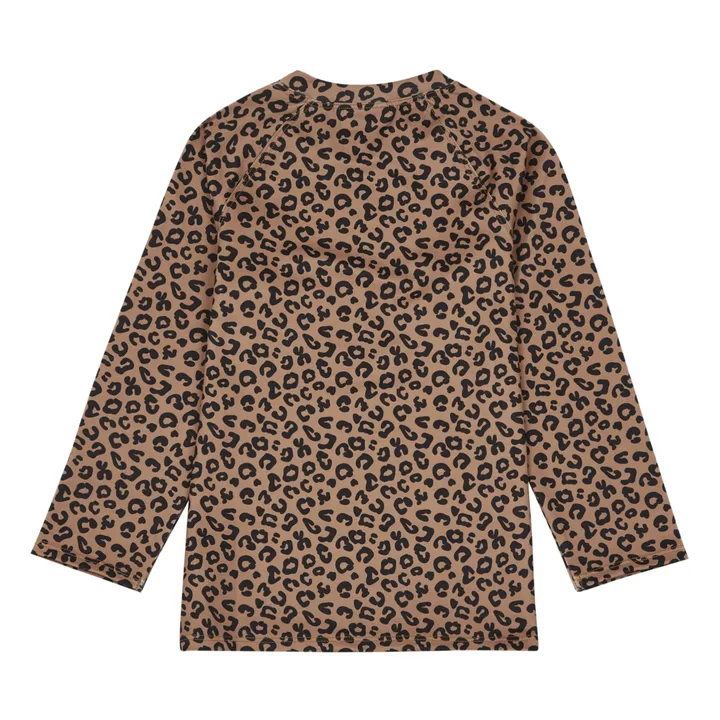 T-Shirt Anti-UV Leopard | Braun- Produktbild Nr. 1