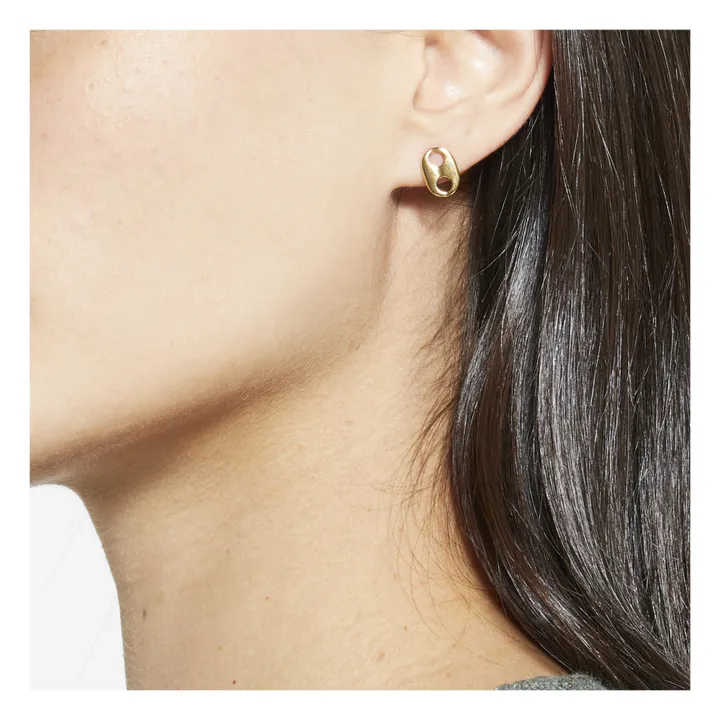 Vaporetto Earrings  | Gold- Product image n°1