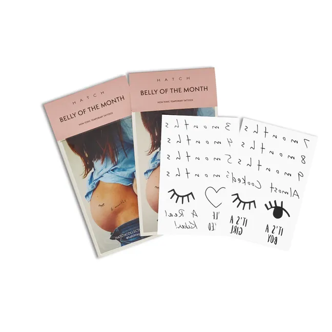 Kurzzeit-Tattoos für Schwangere