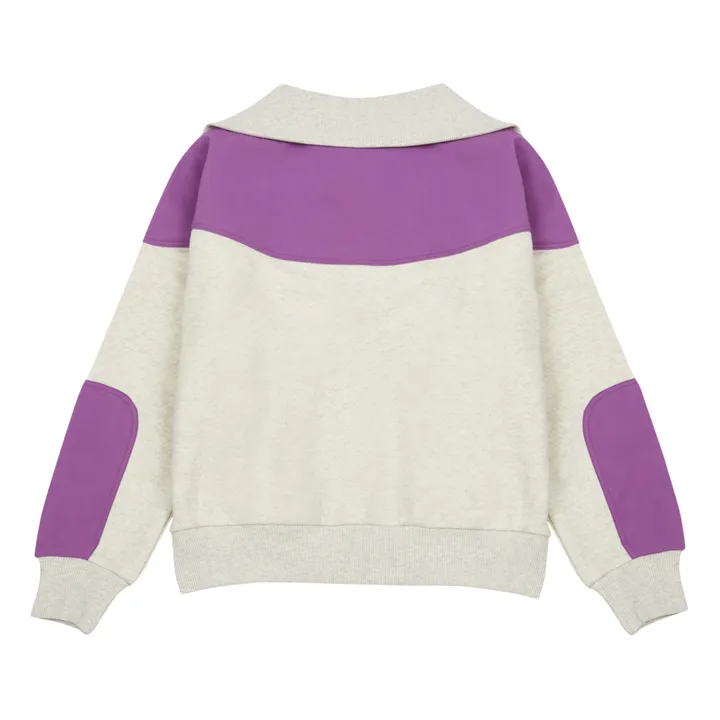 Suéter con cremallera Aylin | Gris- Imagen del producto n°5