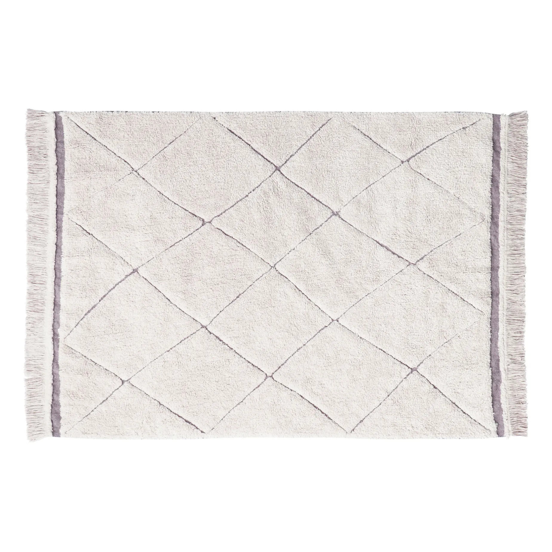 Tapis Bereber RugCycled | Ecru- Image produit n°0
