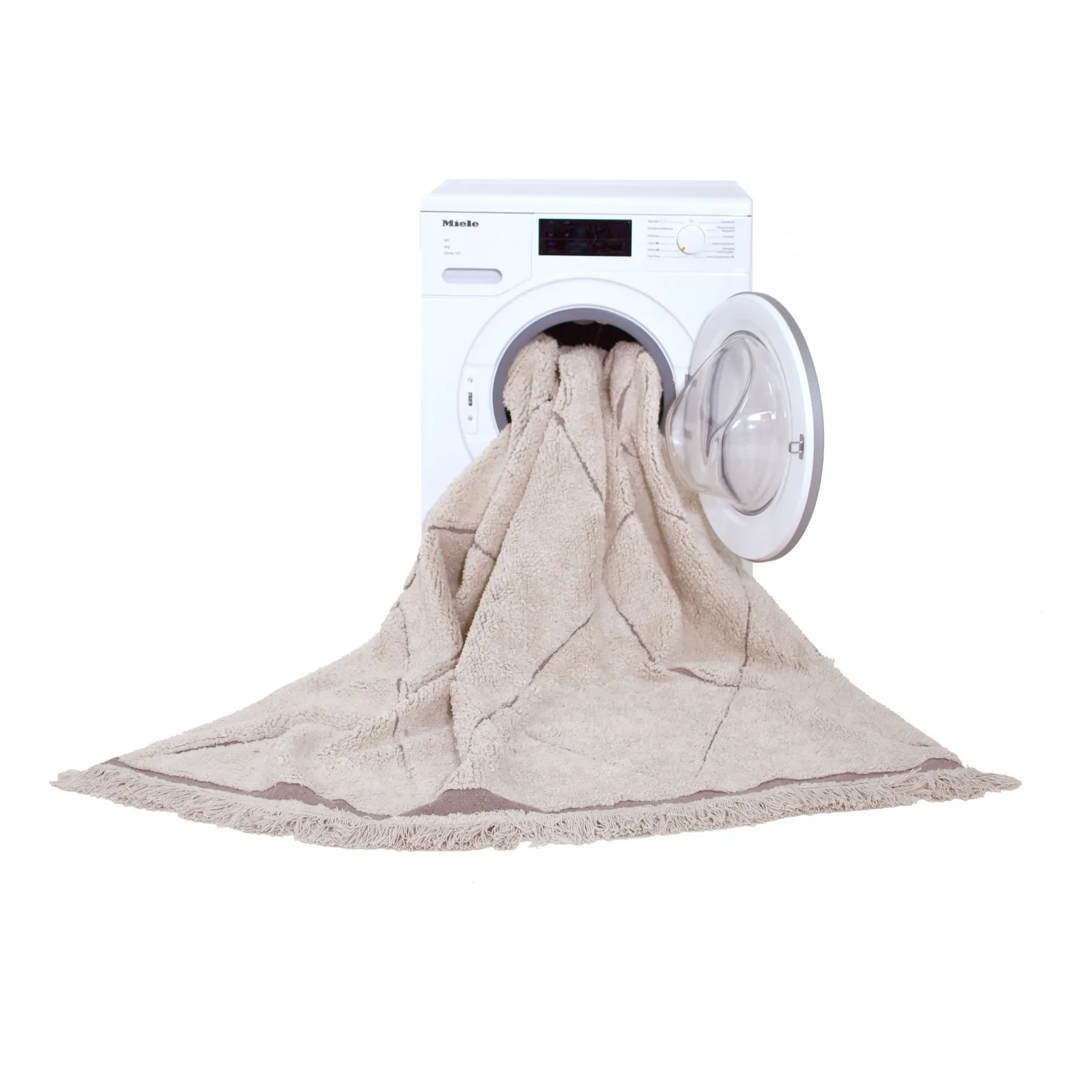 Tapis Bereber RugCycled | Ecru- Image produit n°8