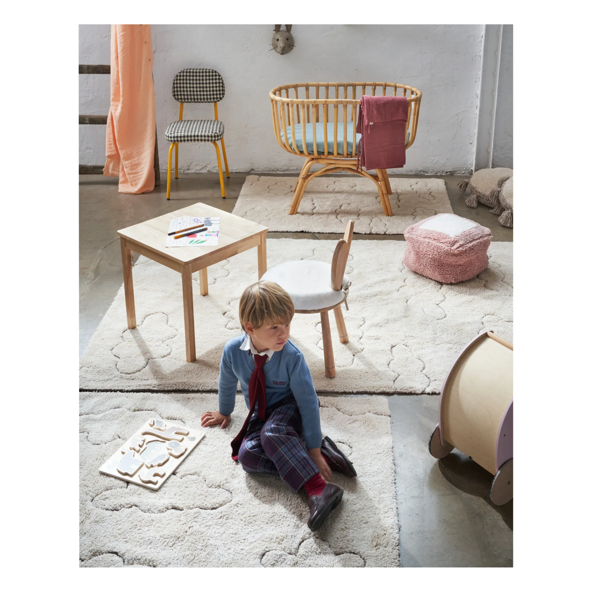 Tapis Clouds RugCycled | Ecru- Image produit n°1