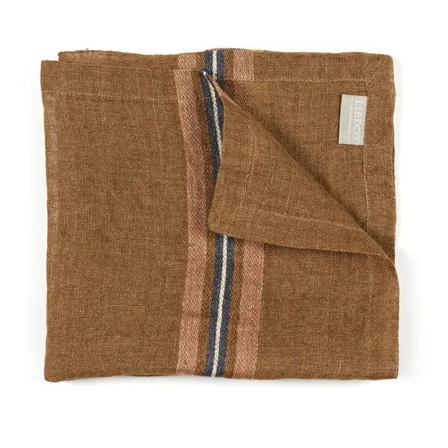 Serviette Virginia | Haselnussbraun