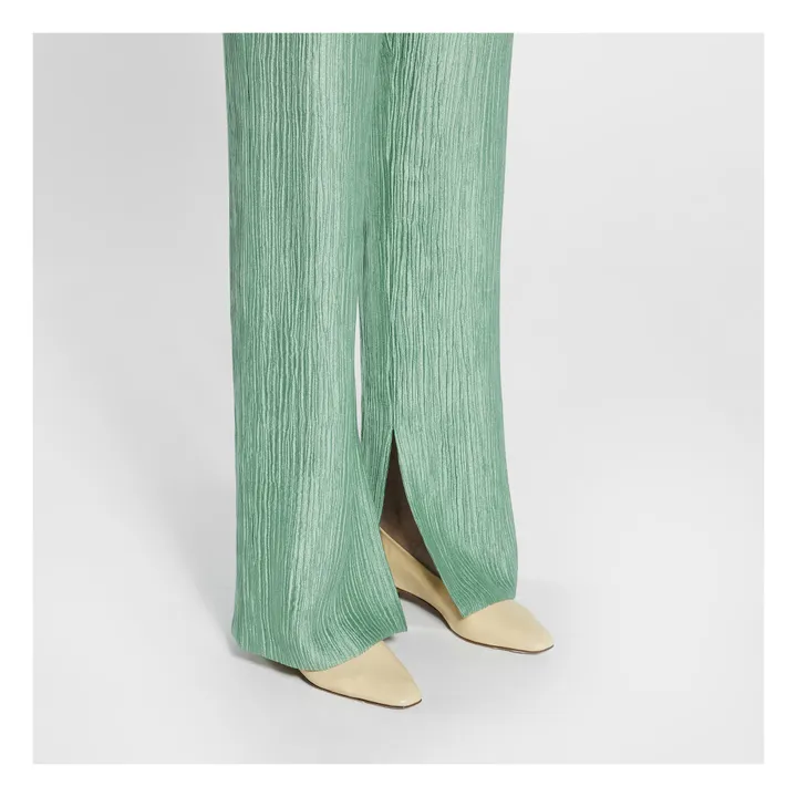 Tabbie Pleated  Trousers  | Green- Product image n°3
