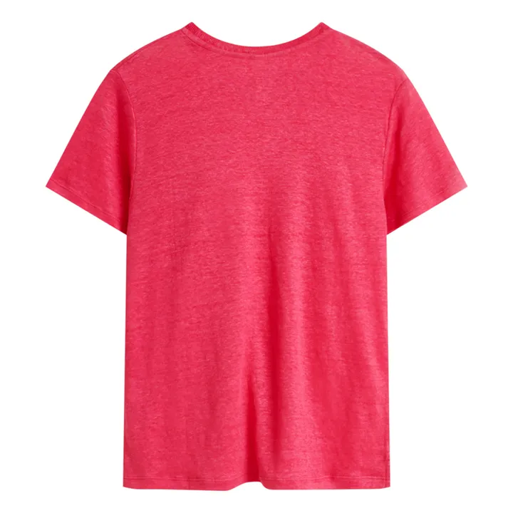 T-shirt Moi | Rosso lampone- Immagine del prodotto n°5