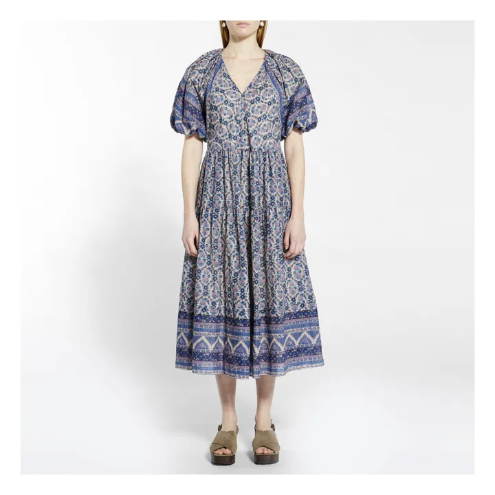 Kleid Verbena Lurex | Blau- Produktbild Nr. 1