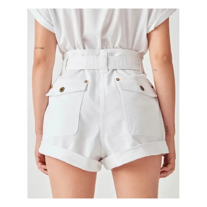 Shorts in jeans con cintura Chile | Bianco- Immagine del prodotto n°5