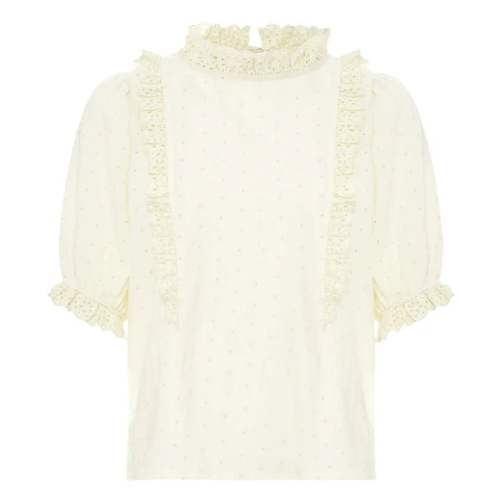 Bluse aus Bio-Baumwolle Stella - Damenkollektion  | Seidenfarben- Produktbild Nr. 0