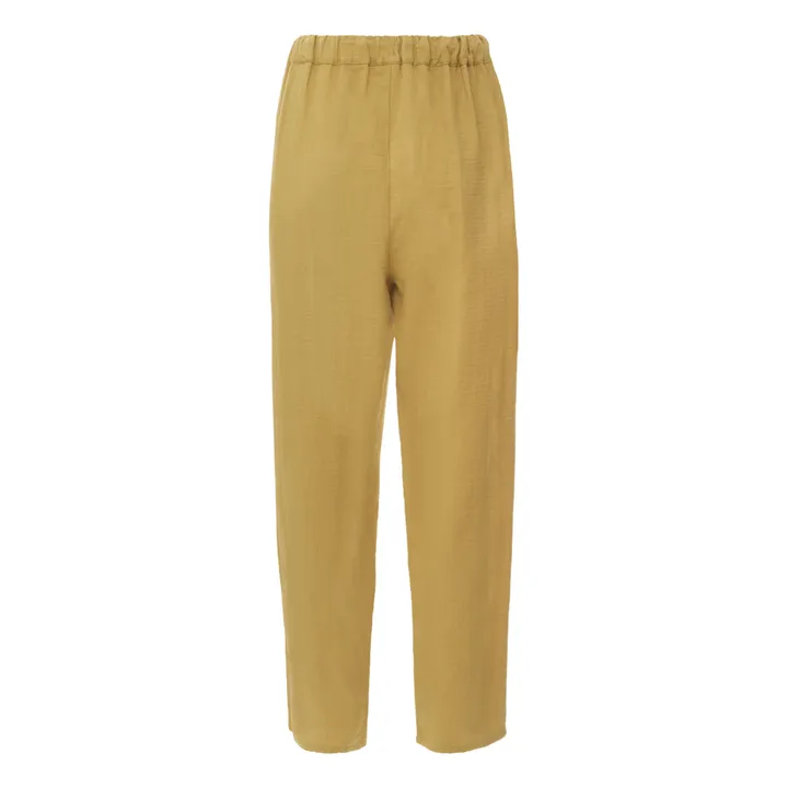 Organic Cotton Levi Trousers - Women's Collection  | Green- Product image n°3