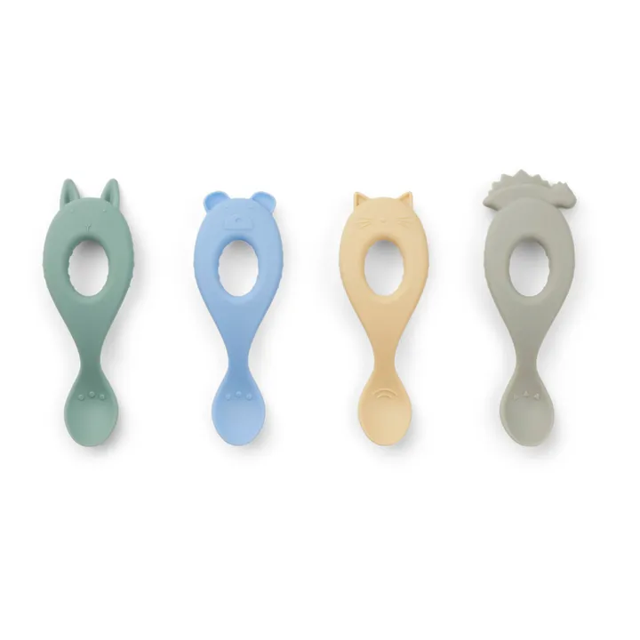 Liva Silicone Spoons - Set of 4 | Green- Product image n°0