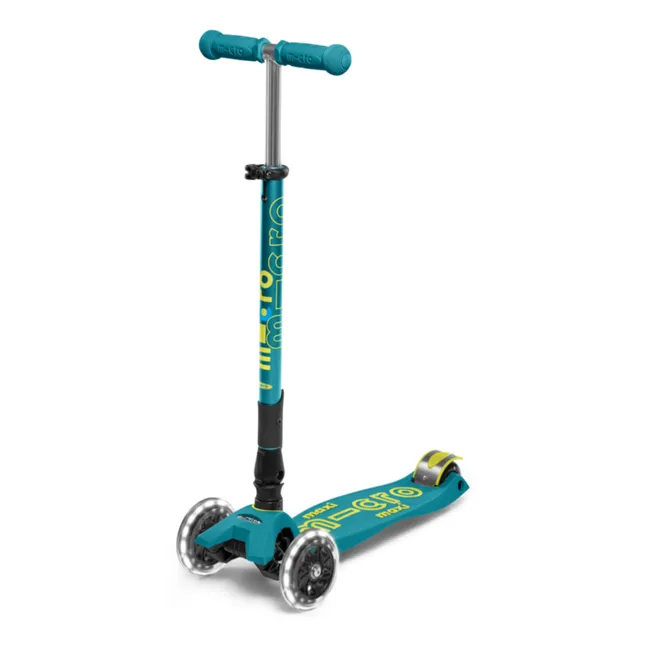 Maxi Foldable LED Scooter | Green