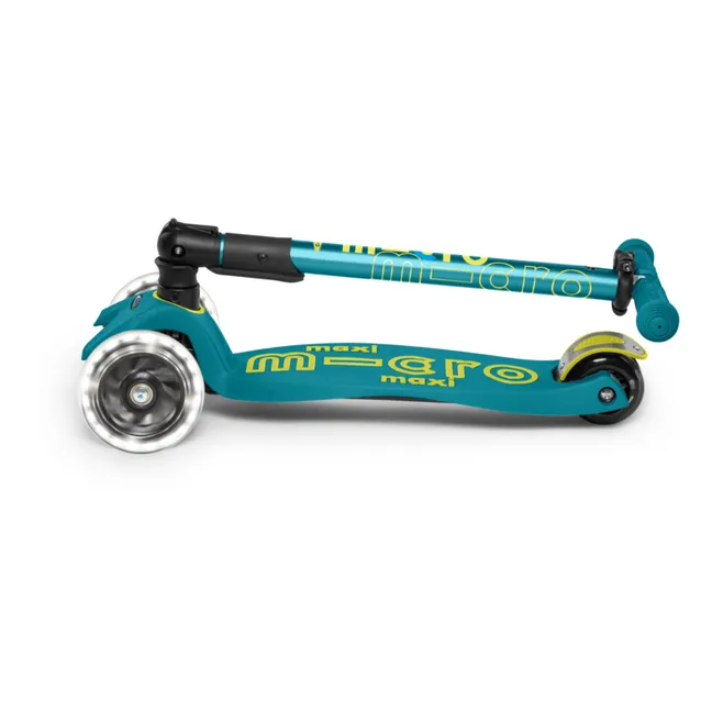 Maxi Foldable LED Scooter | Green
