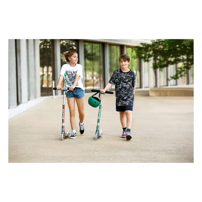 Trottinette Micro Sprite LED | Vert sapin