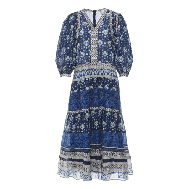 Brigitte Maxi Dress  | Navy blue- Product image n°0