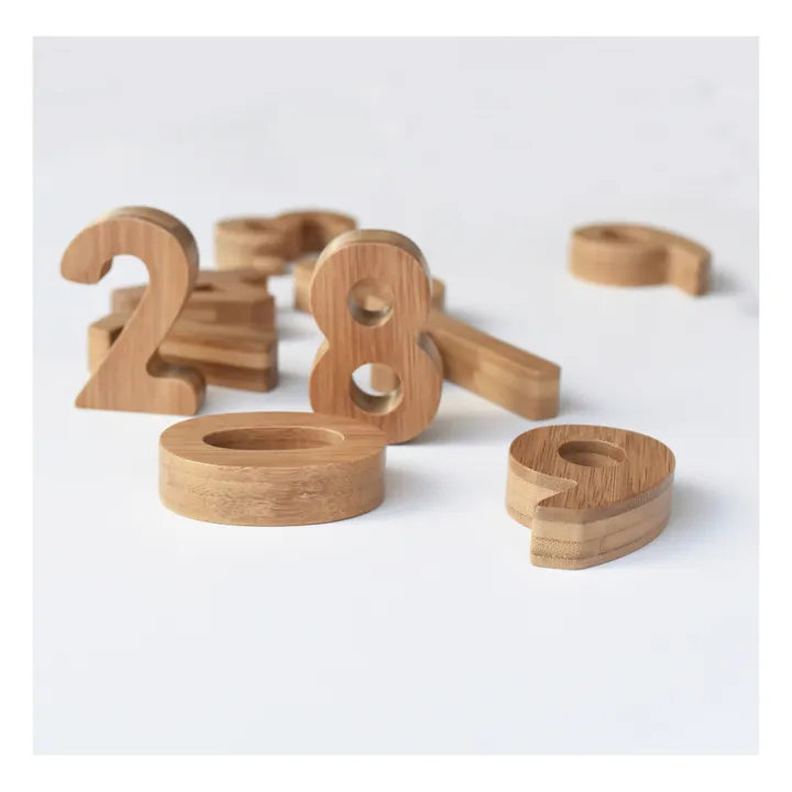 Holzzahlen- Produktbild Nr. 1