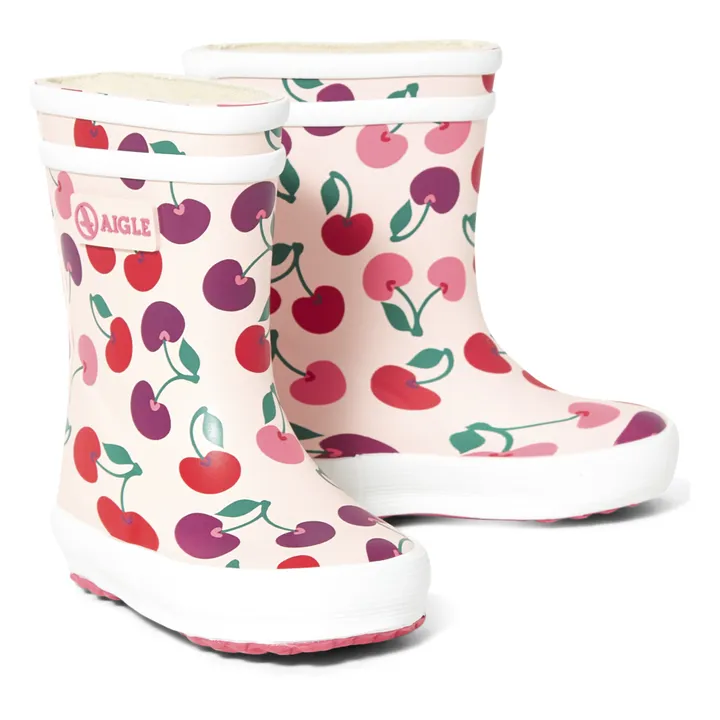 Stivali da pioggia Baby Flac Theme | Rosso ciliegia- Immagine del prodotto n°1