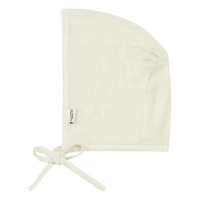 Jasmine Organic Cotton Bonnet | Off white