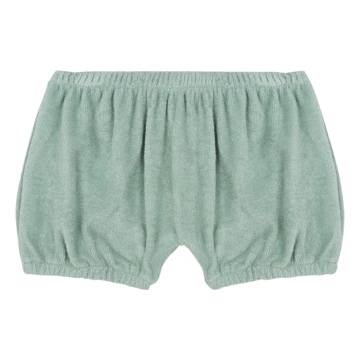 Verbena Organic Cotton Terry Cloth Bloomers  | Blue- Product image n°0