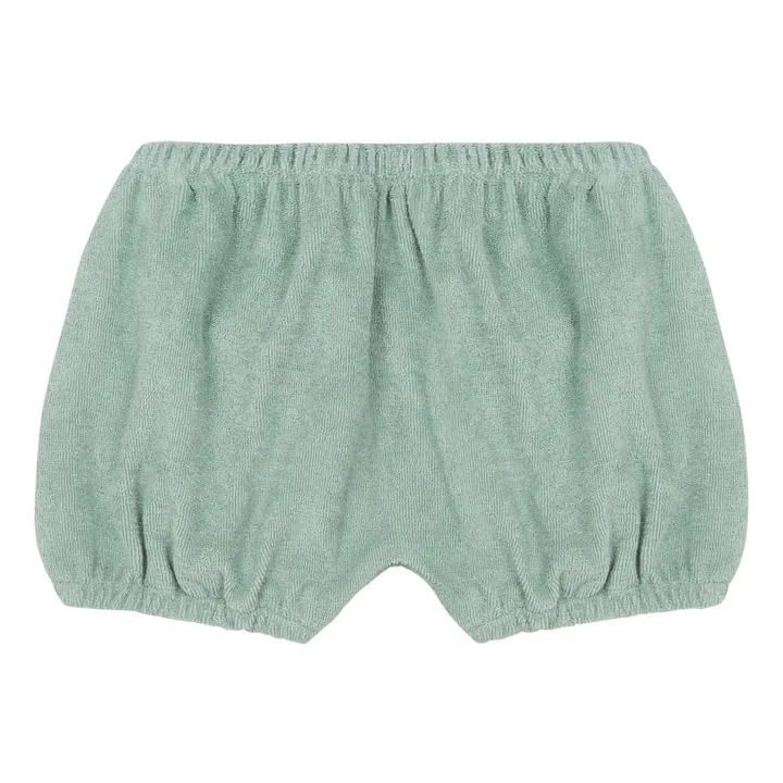 Verbena Organic Cotton Terry Cloth Bloomers  | Blue- Product image n°1