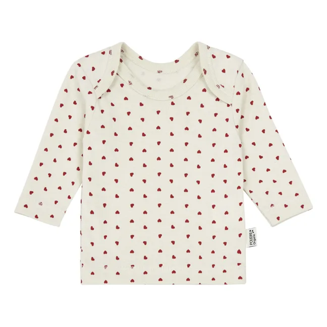 T-Shirt Coton Bio Begonia | Rouge