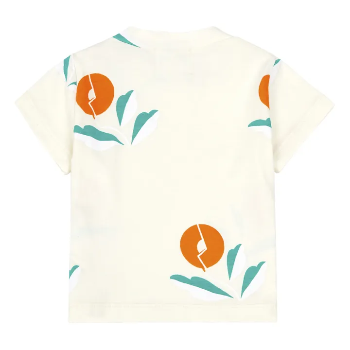 Camiseta algodón orgánico Plant | Crudo- Imagen del producto n°1