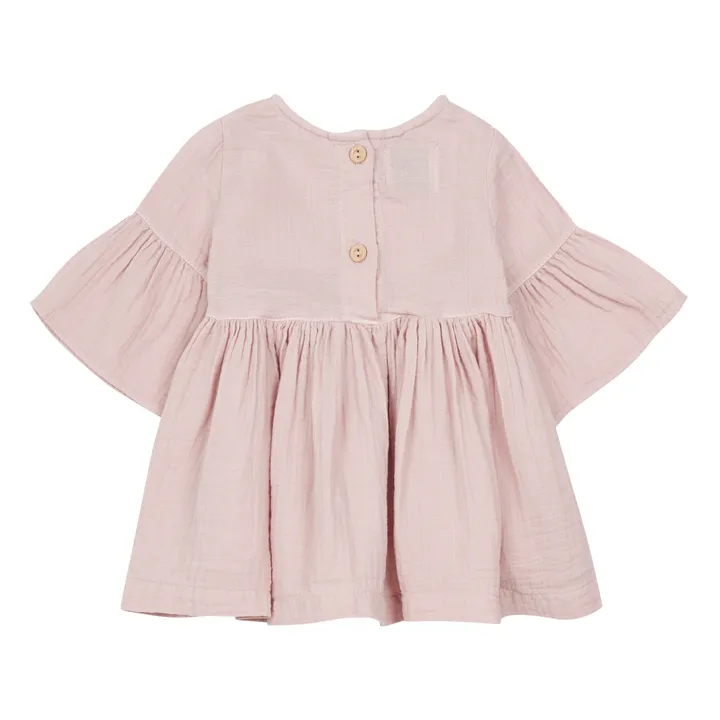 Vert Organic Cotton Dress  | Pink- Product image n°1