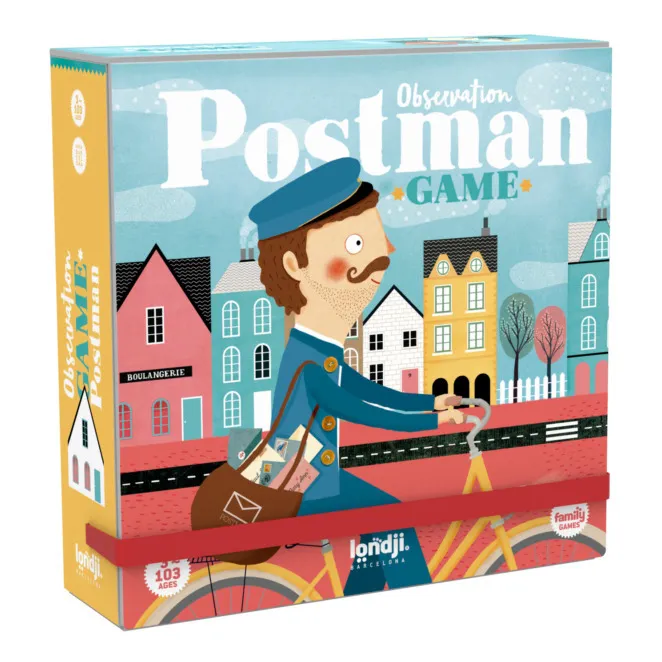 Londji Multicoloured Postman Obersvation Game - Pocket Version
