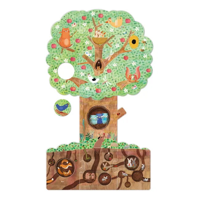 My Little Apple Tree - 20-Piece Reversible Puzzle