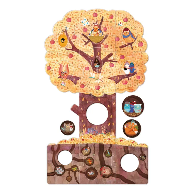 My Little Apple Tree - 20-Piece Reversible Puzzle