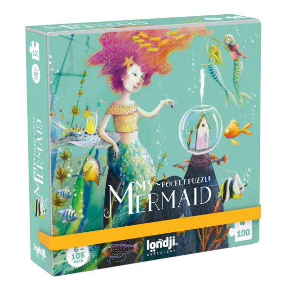 Londji Multicoloured My Mermaid 100-Piece Puzzle