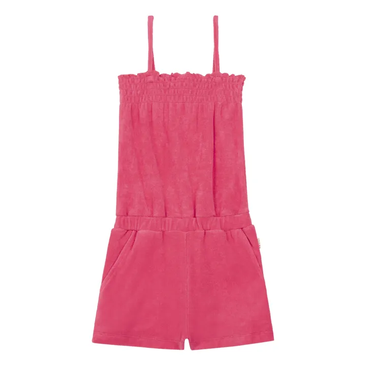 Monu Terry Cloth Playsuit  | Pink- Product image n°0