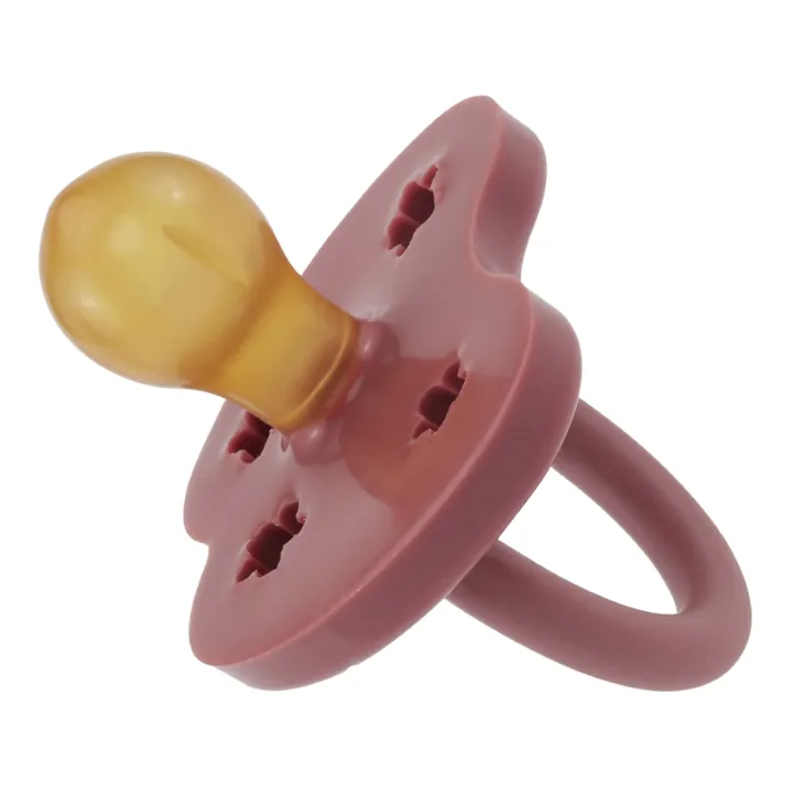 Natural Rubber Round Dummies - Set of 2 | Pink- Product image n°3
