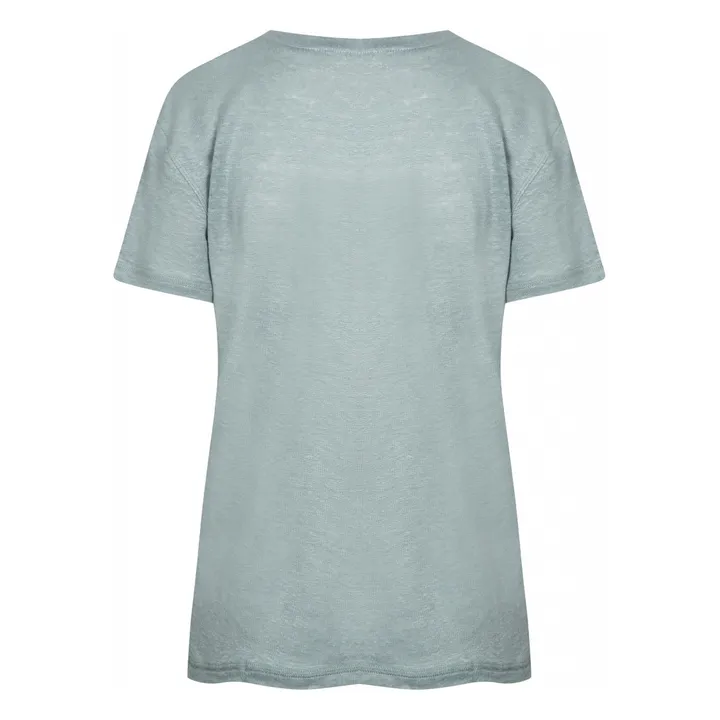 T-Shirt Scollo a V Sif | Blu Tempesta- Immagine del prodotto n°4